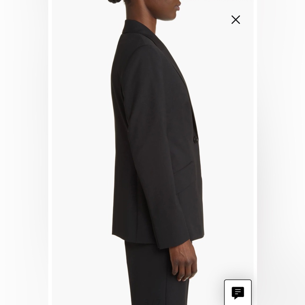 NWT- BOSS Jabinalah One-Button Virgin Wool Blazer, size 6 - Picture 3 of 12